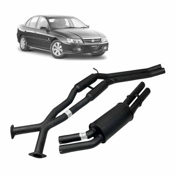 Redback Exhaust for Holden Commodore 5.7L V8 VT VX VY VZ And VZ V6 Or Supercharged Sedans - Cat Back with Hotdogs & Rear Muffler - Brixton 4x4 - Buy Online Now!